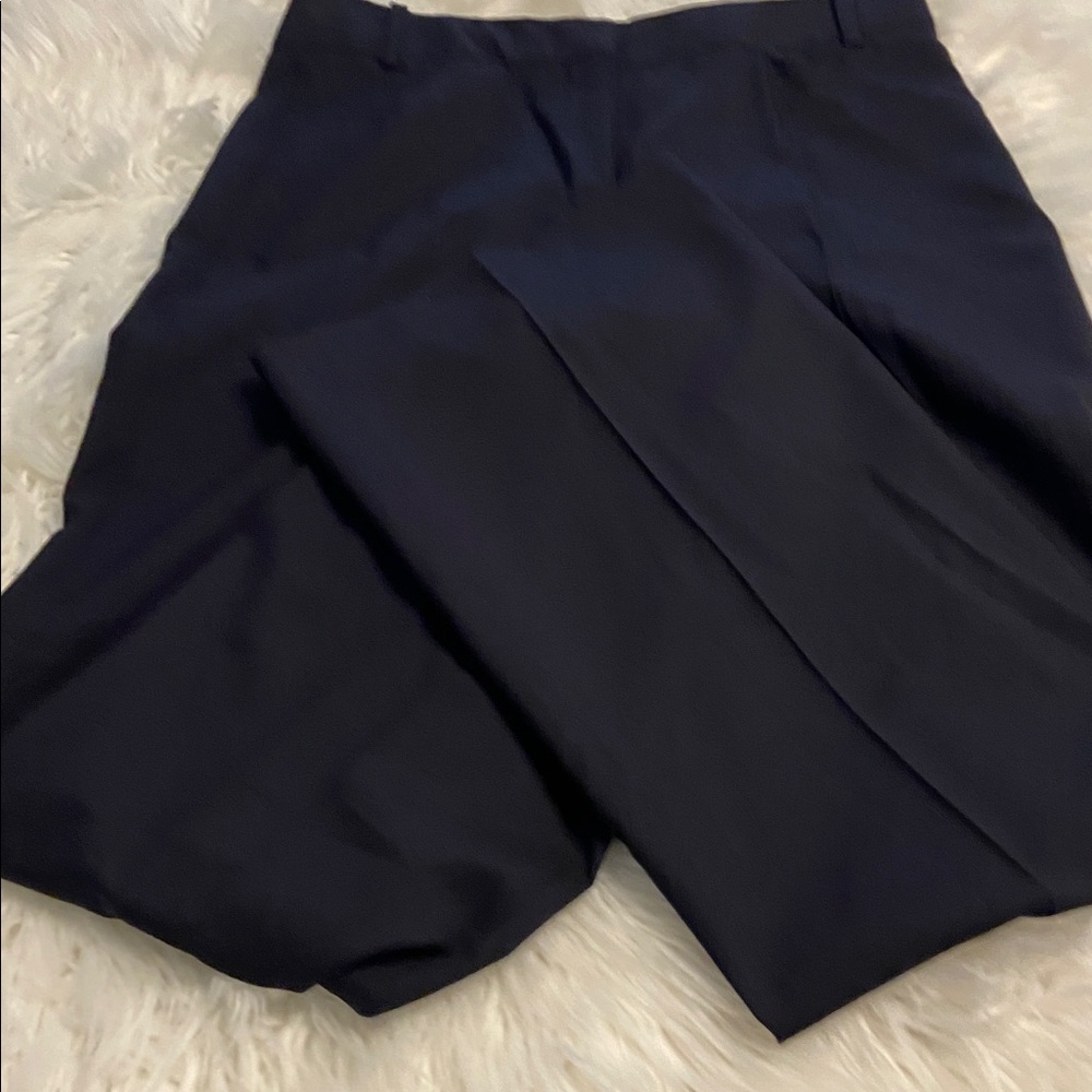 Zara Wool Blend Elegant Black Trousers size M inseam 32” waist 32” brand new - Picture 7 of 8